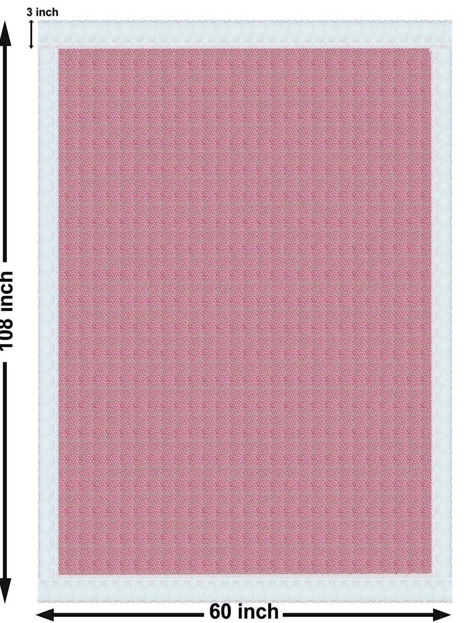 Bianca Classic Clear Pink Pvc 8-10 Seater Table Cloth