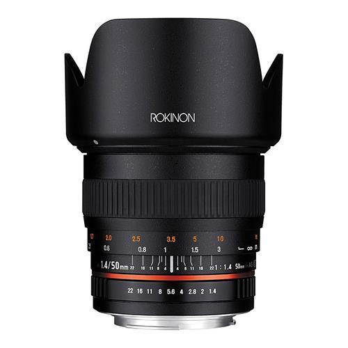 Rokinon 50mm F1.4 Lens for Canon EF Mount #50M-C