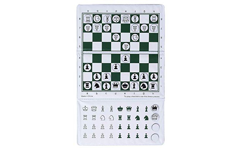 Bobby Fischer Mini Magnetic Pocket Chess Set - Travel - 6 x 3.25