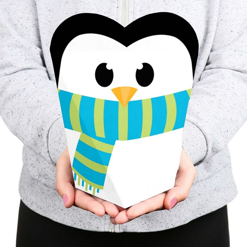 Big Dot of Happiness Pizza Party Time - Square Favor Gift Boxes - Baby Shower or Birthday Party Bow Boxes - Set of 12