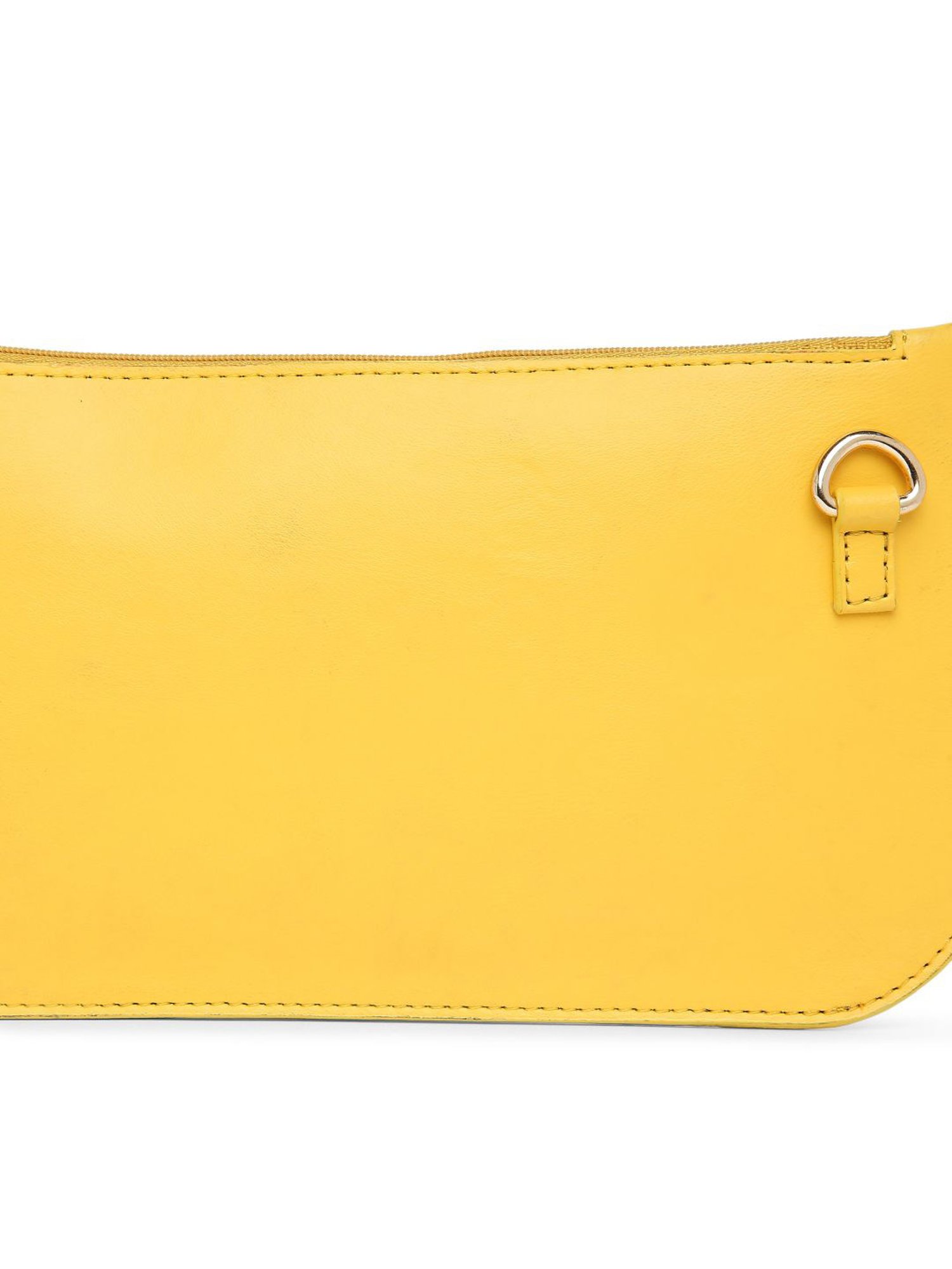 Eume Dragonfly Hot Sauce Red Leather Printed Tote Handbag with Pouch