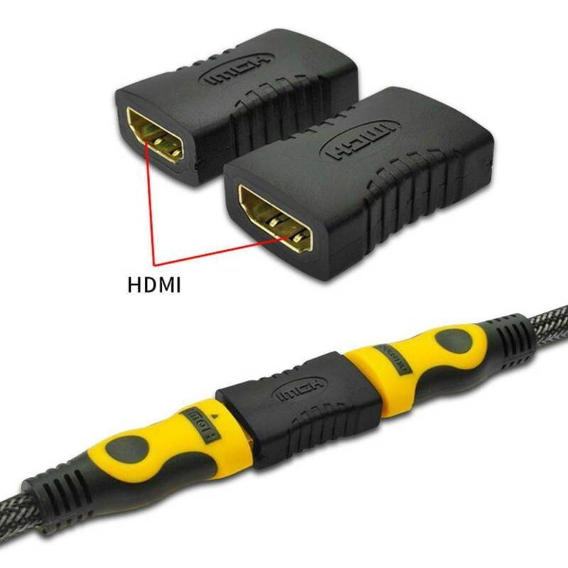 HDMI Female to Female Coupler Extender Adapter Connector F/F fit HDTV 1080P