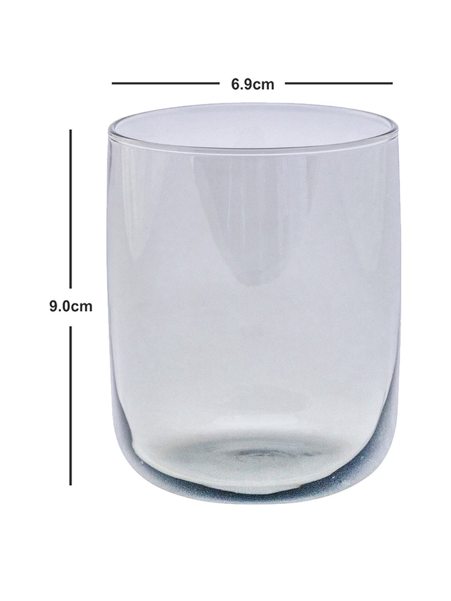 Pasabahce Transparent Glass Juice Cold Drink Glasses Iconic Tumbler - Set of 6 (280ml)