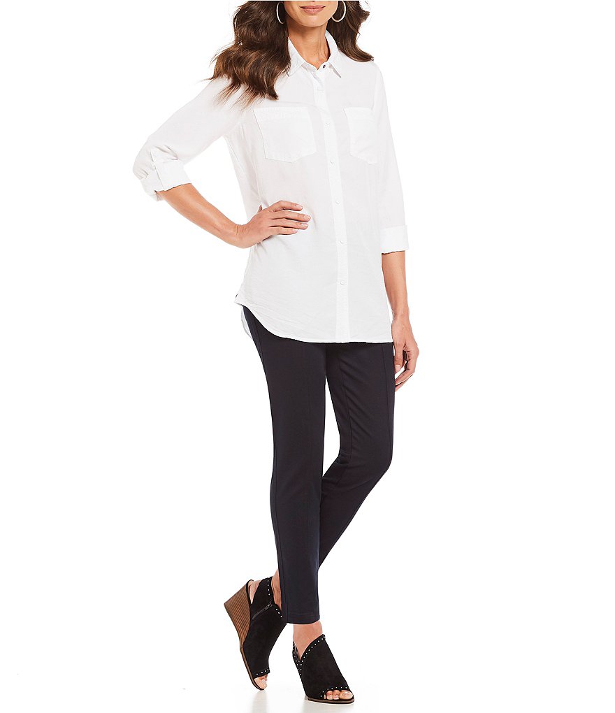 Intro Petite Size Nia Hollywood Waist Skinny Pull-On Pants