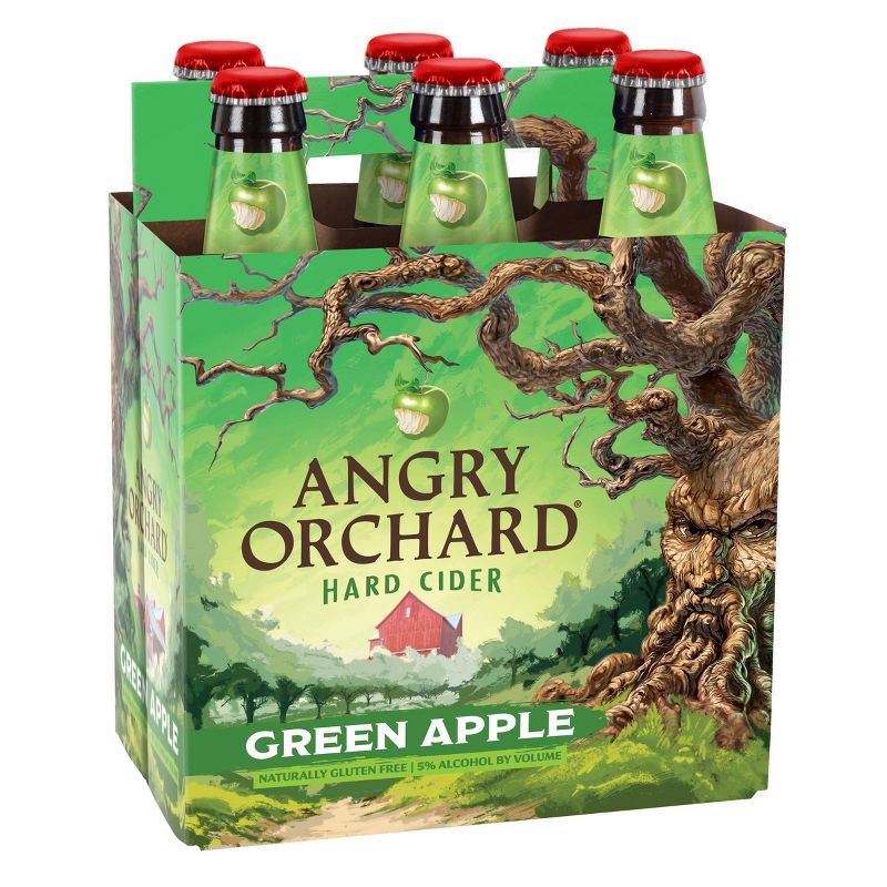 Angry Orchard Green Apple Hard Cider - 6pk/12 fl oz Bottles