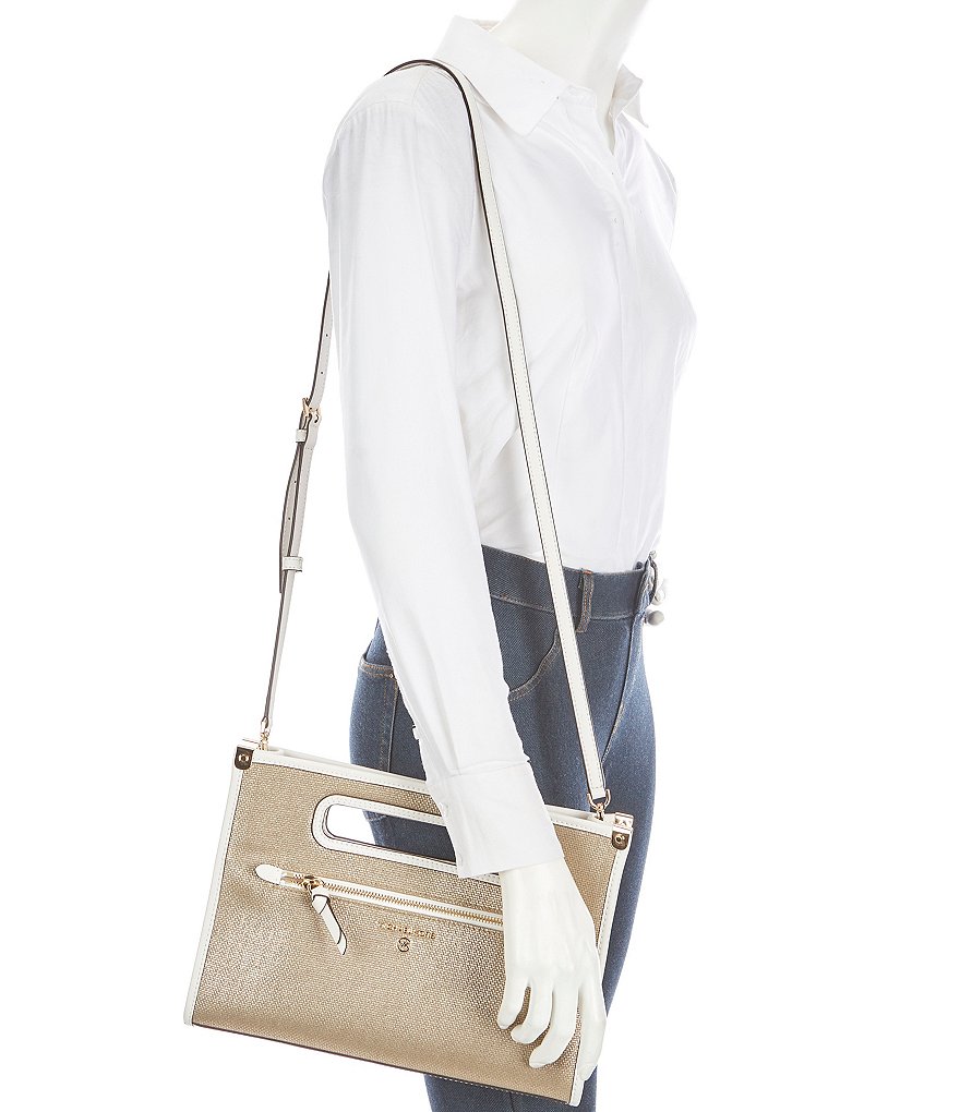 Kate Landry Satin Buckle Clutch Bag