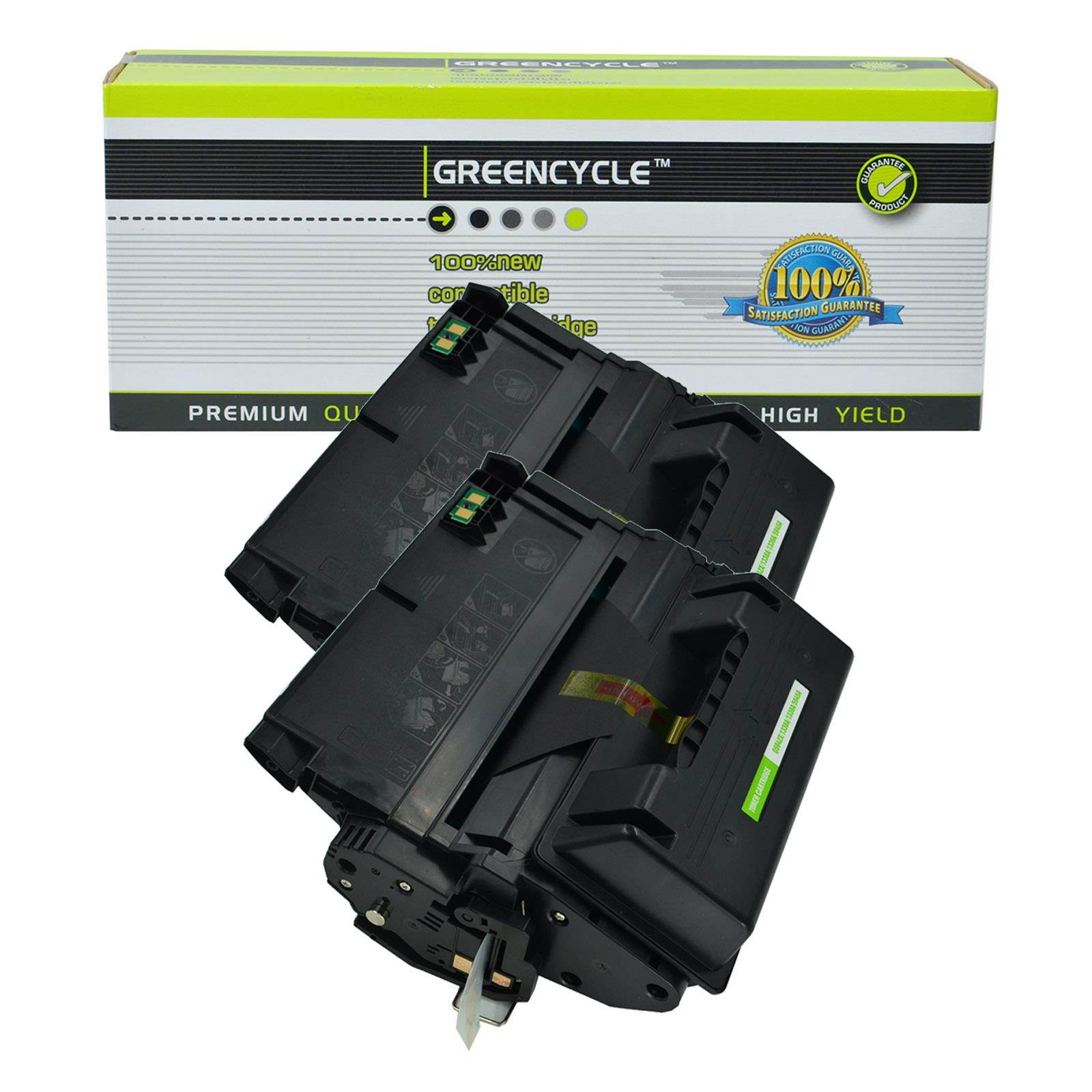 GREENCYCLE 2 Pack Compatible Replacement 45A Q5945A Black Laser Toner Cartridge for HP LaserJet 4345 4345mfp M4345 MFP