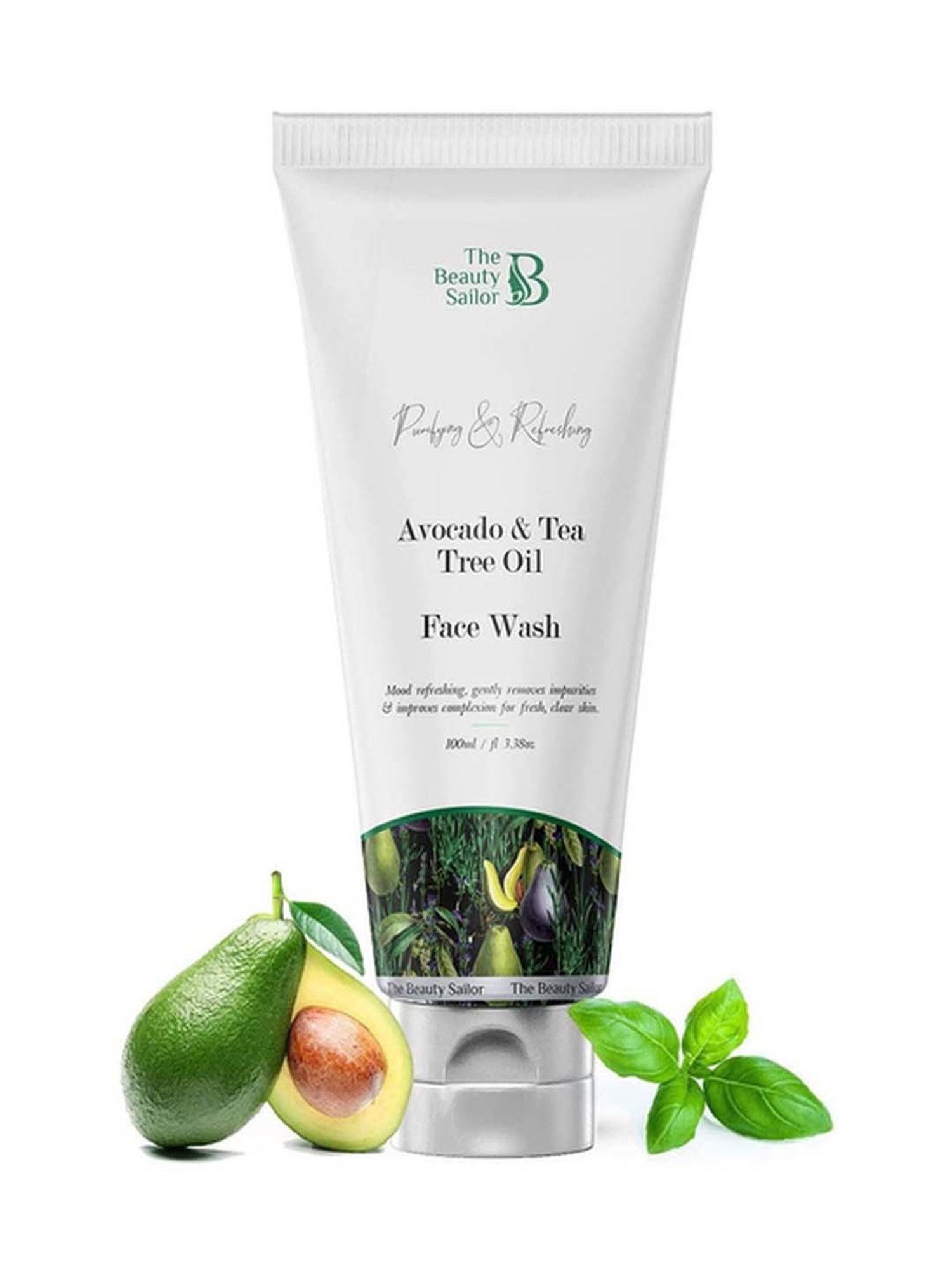 The Beauty Sailor Face Serum & Avocado and Tea Tree Oil Face Wash