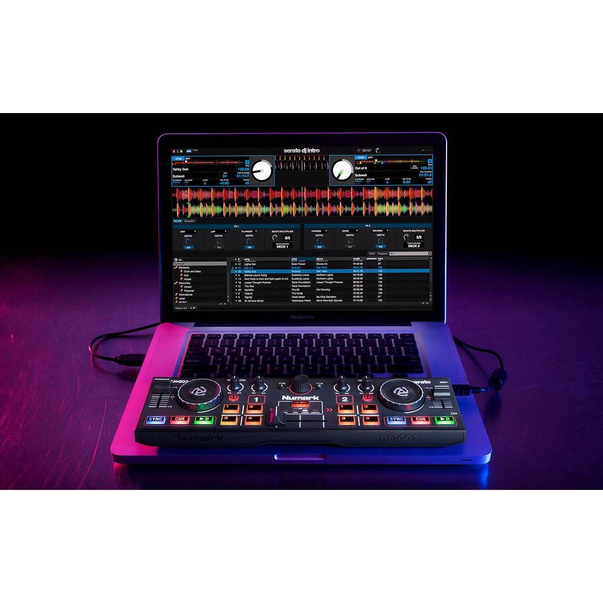 Numark DJ2GO2 Pocket DJ Controller with Audio Interface