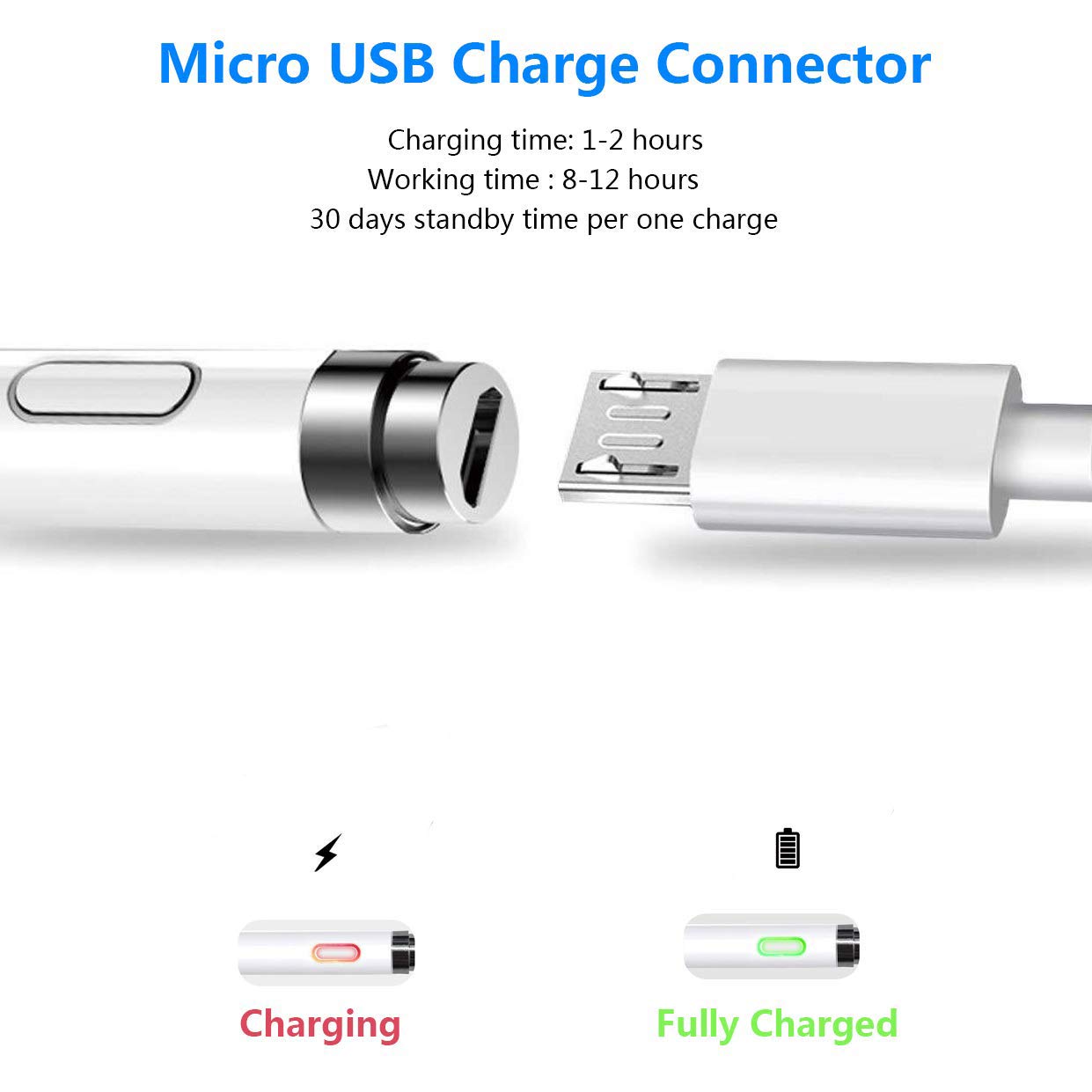 AICase High Precision and Sensitivity Smart Digital Stylus Pen for iPad and Android Touch Screen