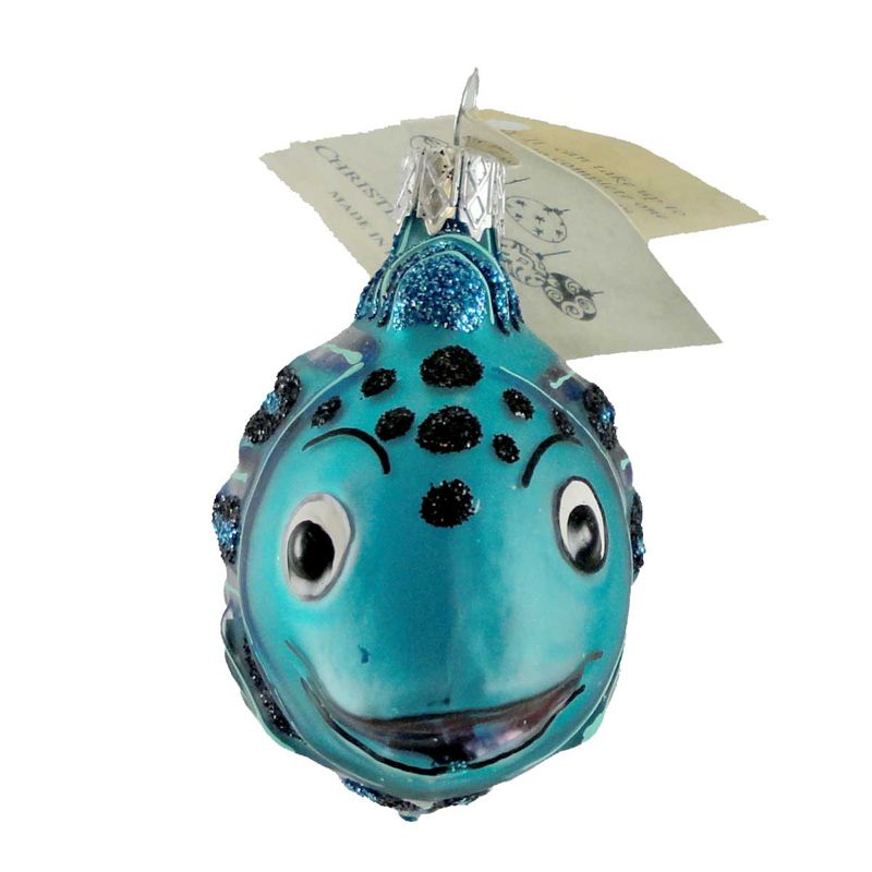 Christina's World Blue Funny Fish Ornament Ocean  -  Tree Ornaments