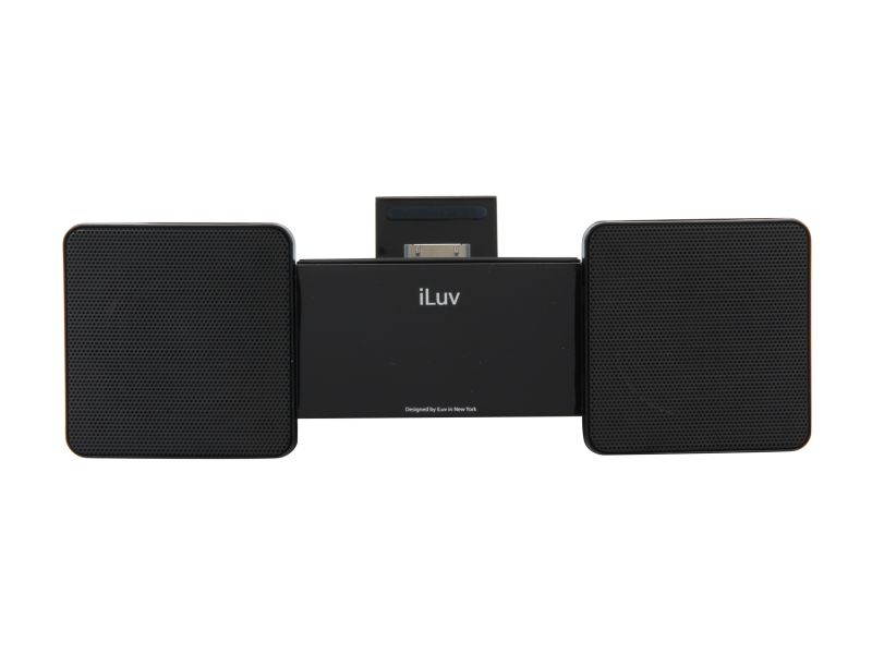 iLuv Vibro II Alarm Clock (Black) with Shaker for iPhone / iPod iMM155BLK