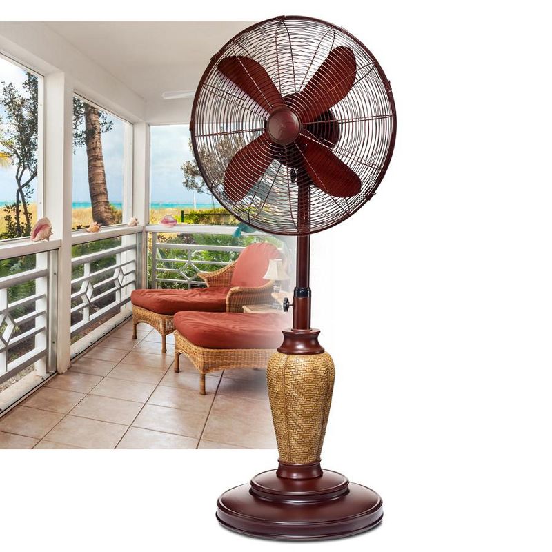 DecoBreeze Kailua 18 inch Oscillating Adjustable Outdoor Fan DBF0889