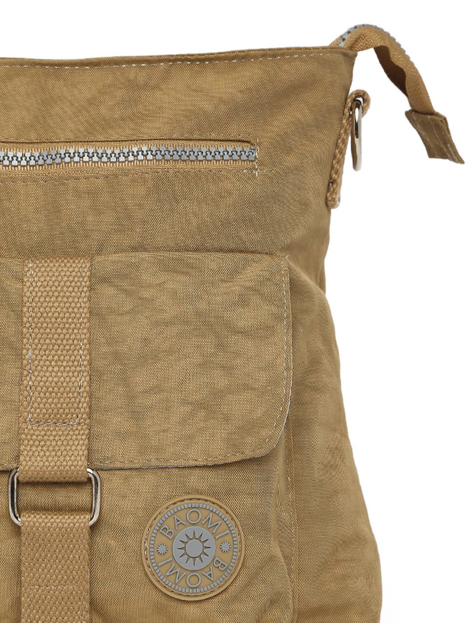 HiLEDER Brown Solid Medium Cross Body Bag