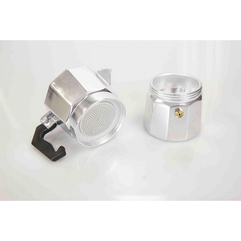 Bialetti 3 Cup Moka Stovetop Espresso Maker - Silver