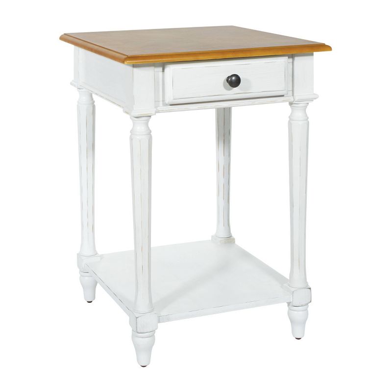 Medford End Table Distressed White - OSP Home Furnishings