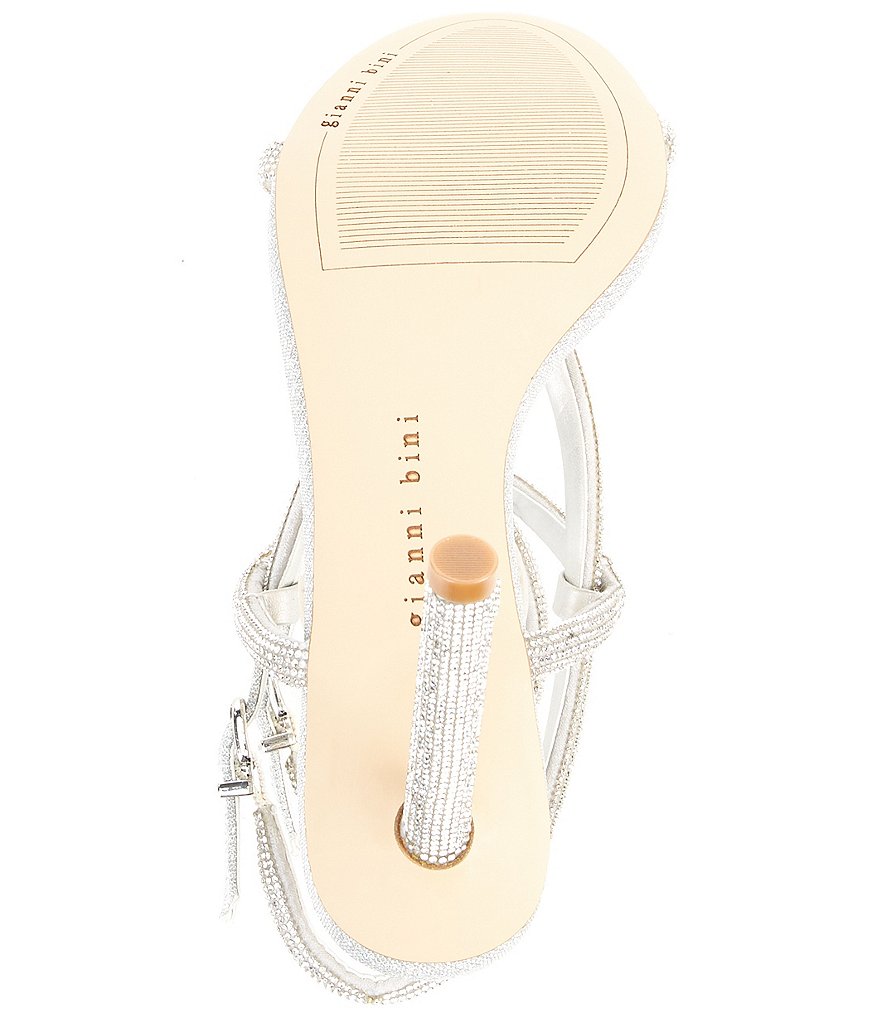 Gianni Bini Juniaa Suede Rhinestone Detail Strappy Dress Sandals