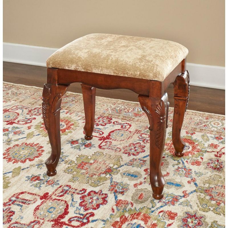 Powell Laurel Collection Deep Cherry Finish Bench