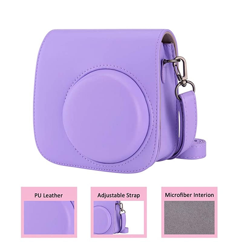 Instax Mini 9 Camera Accessories for FujiFilm Instax Mini 9 8 8+ Camera with Mini 9 Case/Album/Selfie Lens/Filters/Wall Hang Frames/Shoulder Strap (12 in 1 Fantasy Mountain Forest)