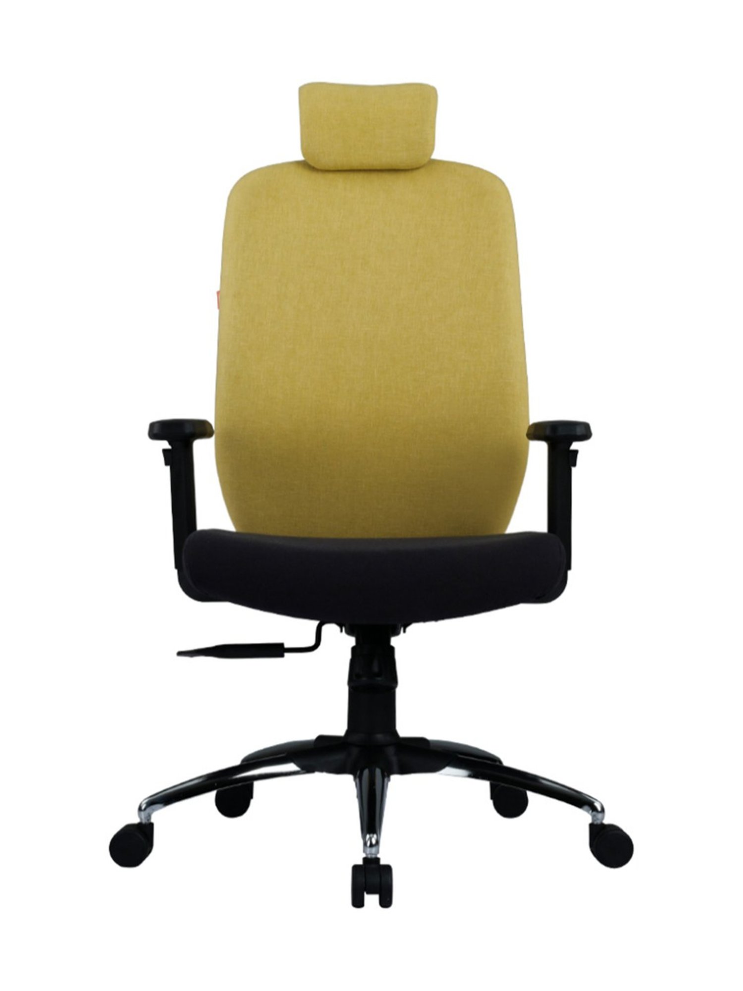 Durian Starry Blue & Black Fabric & Chrome High Back Executive Chair