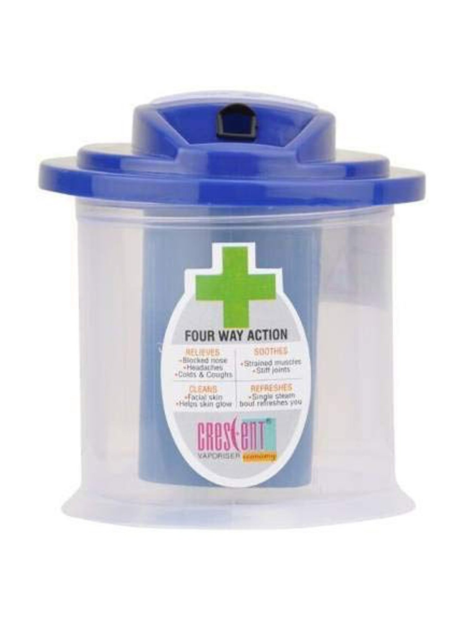 Crescent Economy Facial Steamer Vaporizer for Cold & Cough, Sinus, Hydrated & Flawless Skin (Blue)