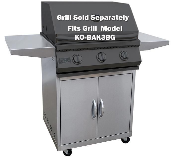 KoKoMo 3 Burner Grill Cart