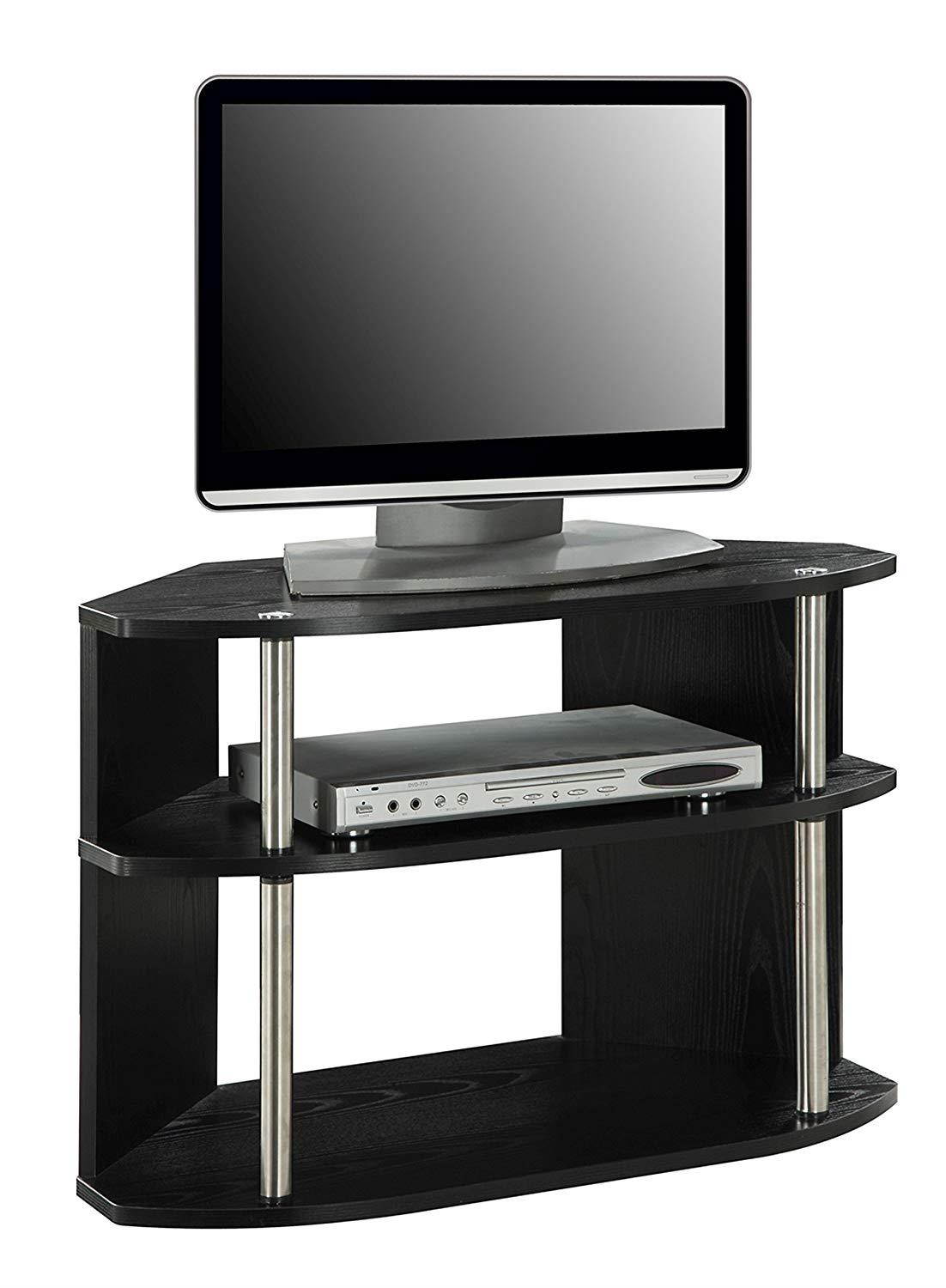 Convenience Concepts Designs2Go Swivel TV Stand, Black