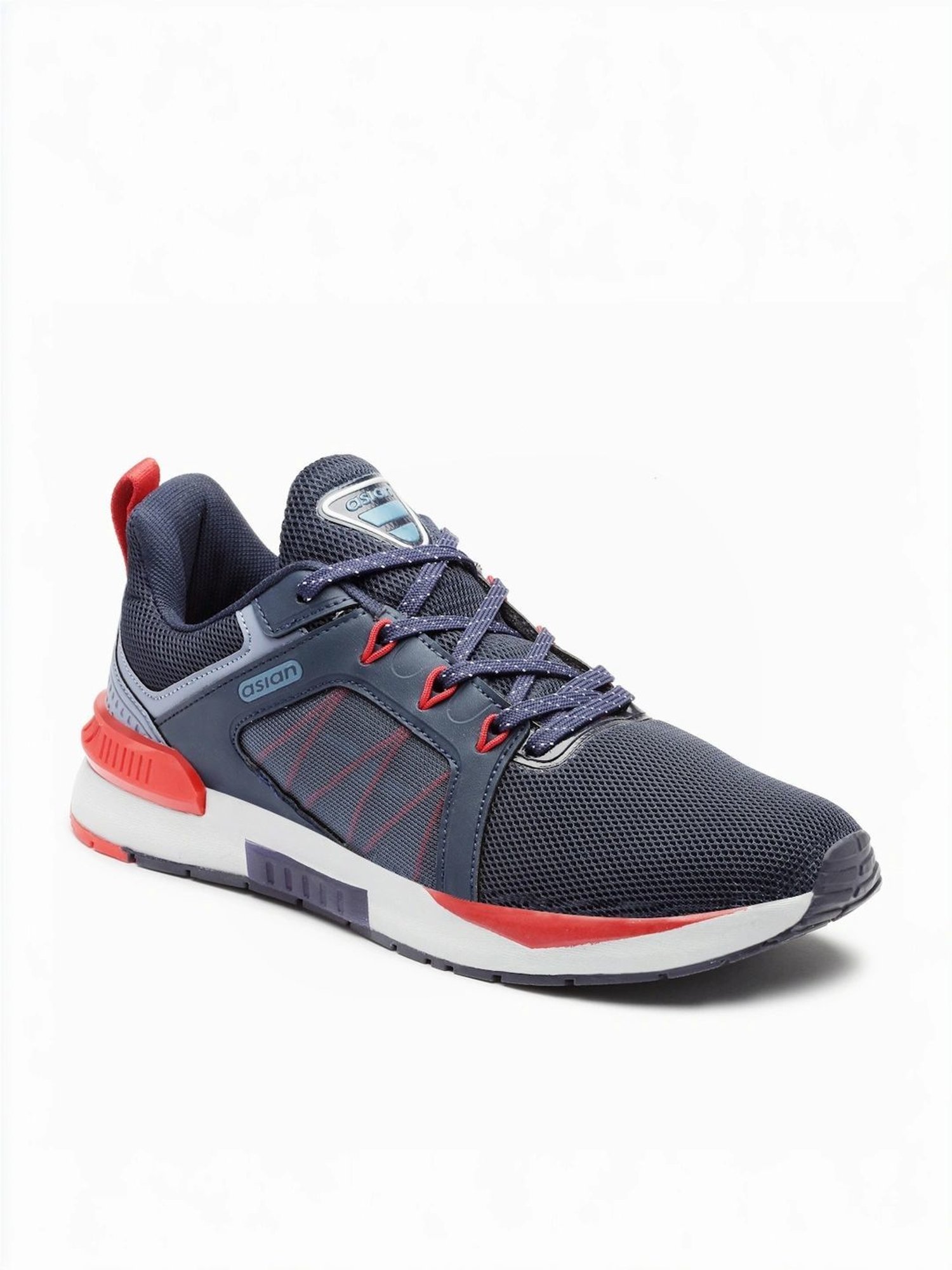 Asian Men's Navy Running Shoes