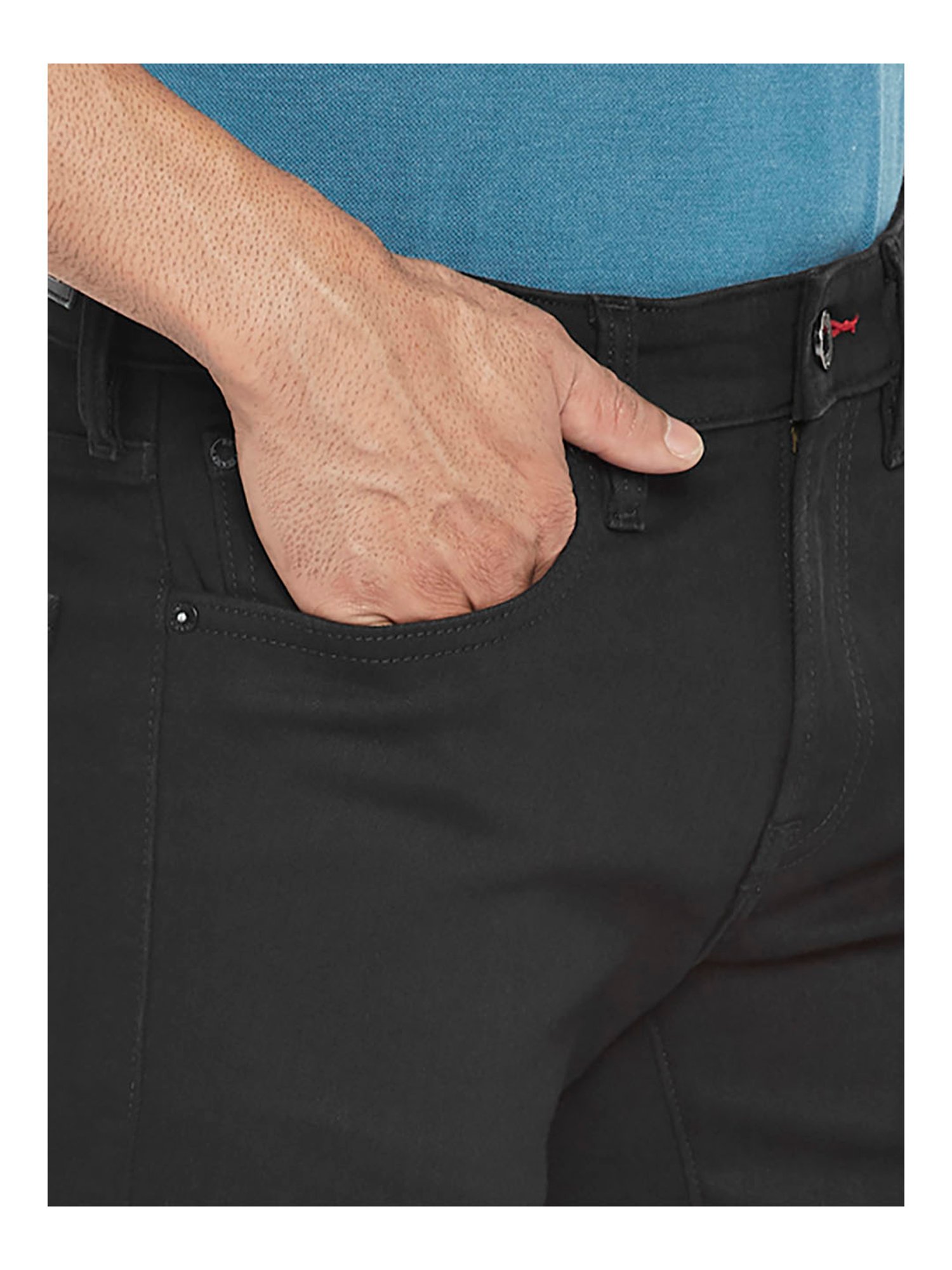 EVERBLUE Blue Tapered slim Fit Midrise Stretchable Jeans