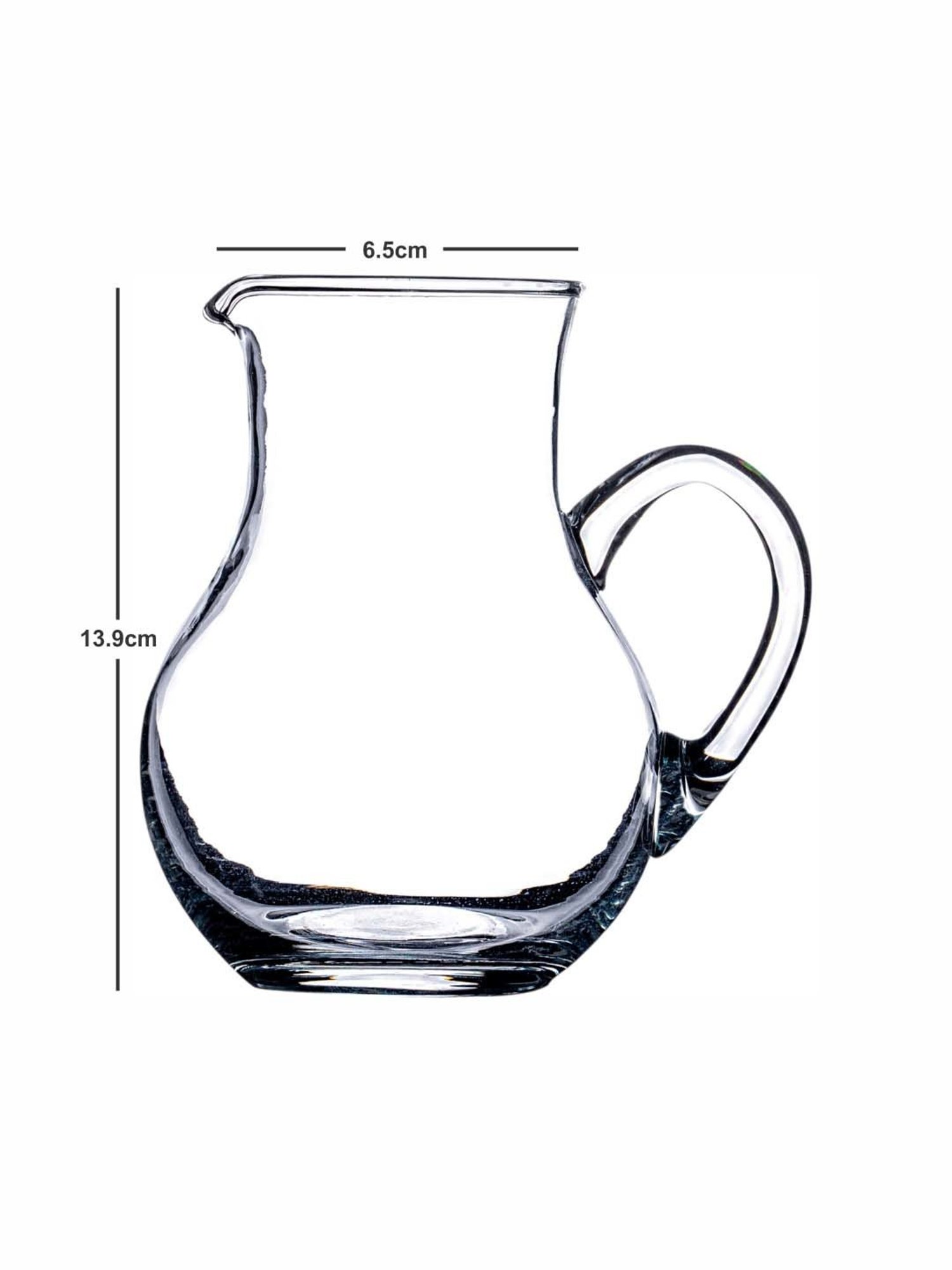 Pure Home and Living Blue Glass Decanter (0.7 L)