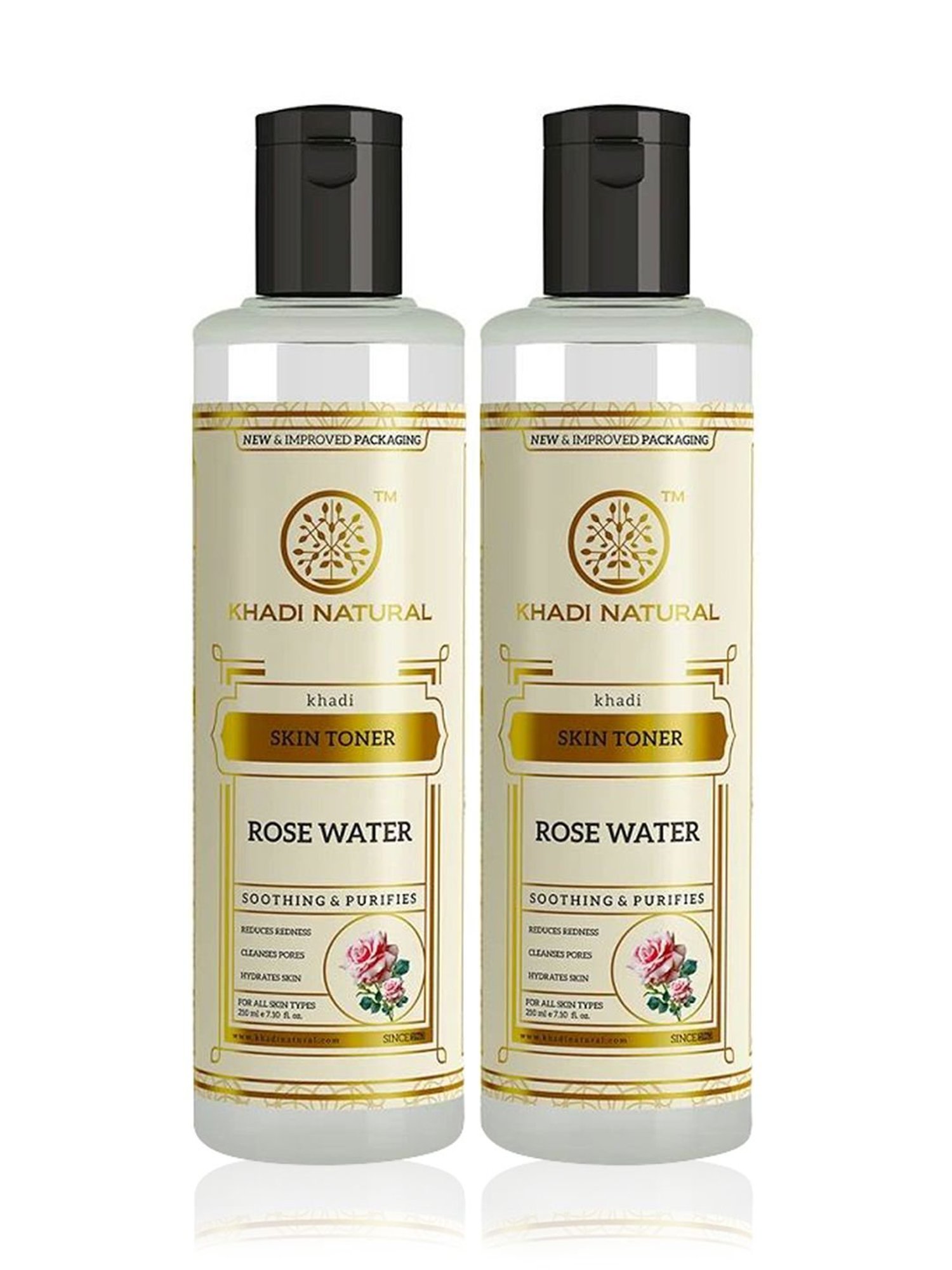 Khadi Natural Rose Water Toner Set of 2 - 420 ml