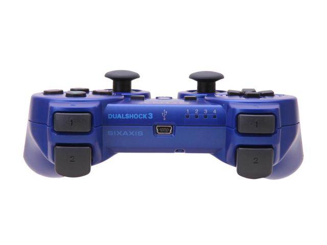 CHENGDAO PS3 Controller 2 Pack Wireless Dual Shock Gamepad for Sony Playstation 3 with Charging Cord (Black + red )