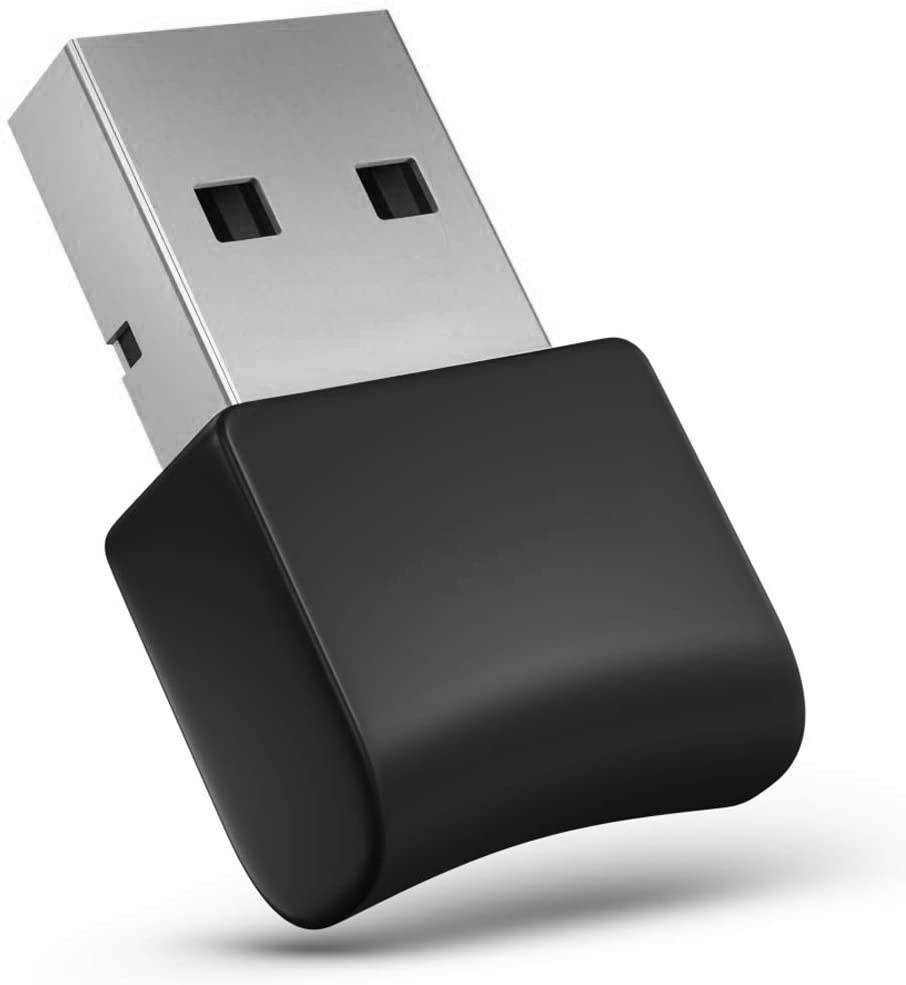 Bluetooth Adapter for PC - Bluetooth Dongle 5.0 Adapter for Windows 10/8/7/XP for Desktop, Laptop, Mouse, Keyboard, Headset, Speaker - USB Bluetooth 5.0 Dongle
