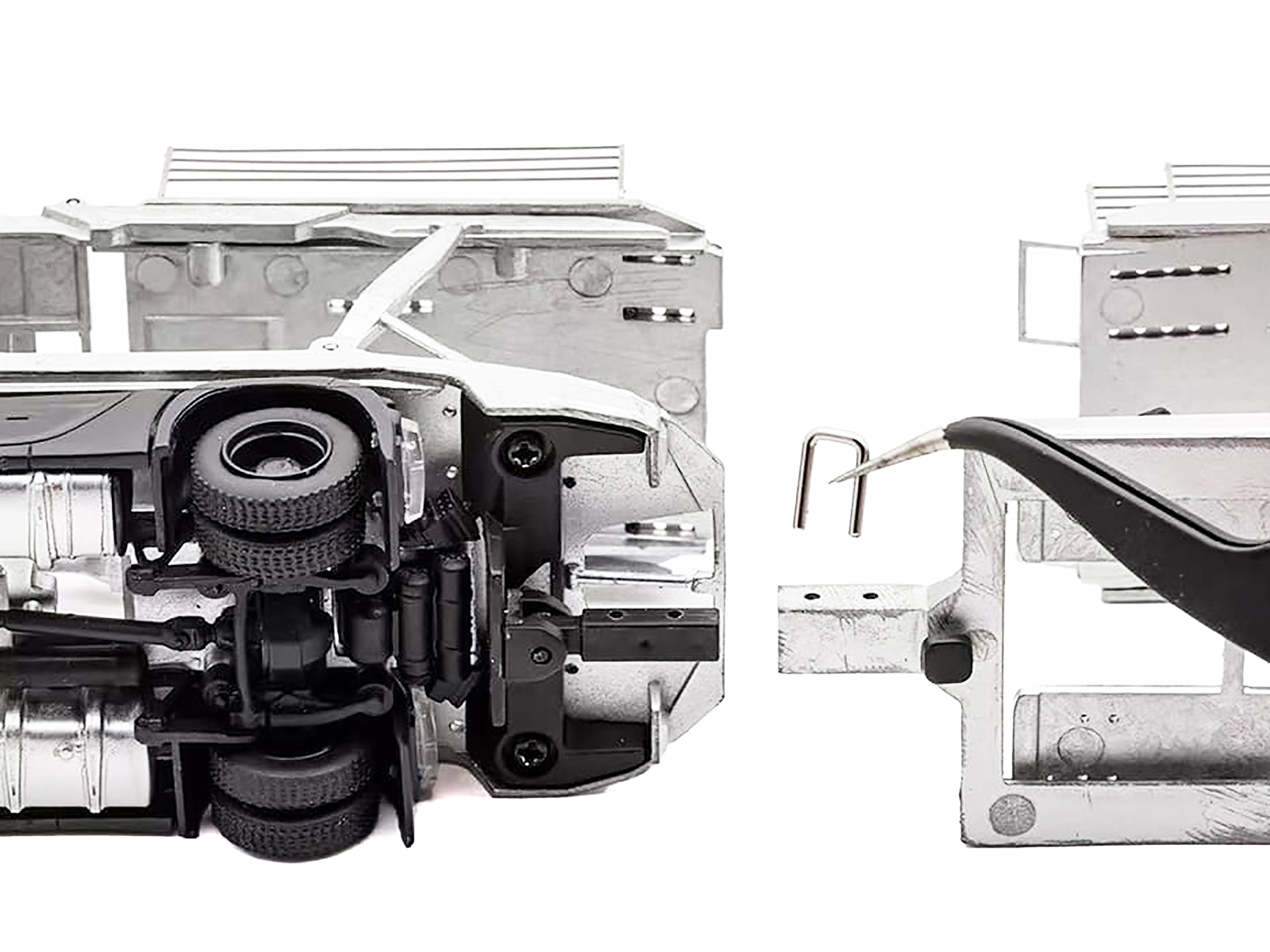 Mercedes-Benz Actros Auto Transporter Yellow 1/64 Diecast Model by GCD