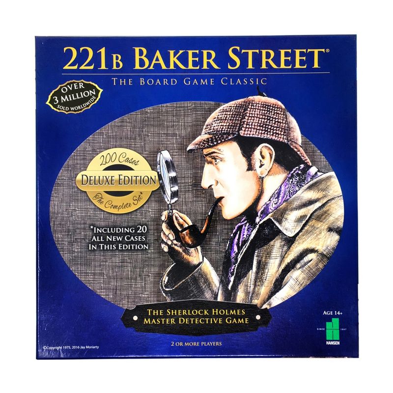 John N. Hansen Co. 221B Baker Street Sherlock The Master Detective Game - Deluxe Edition