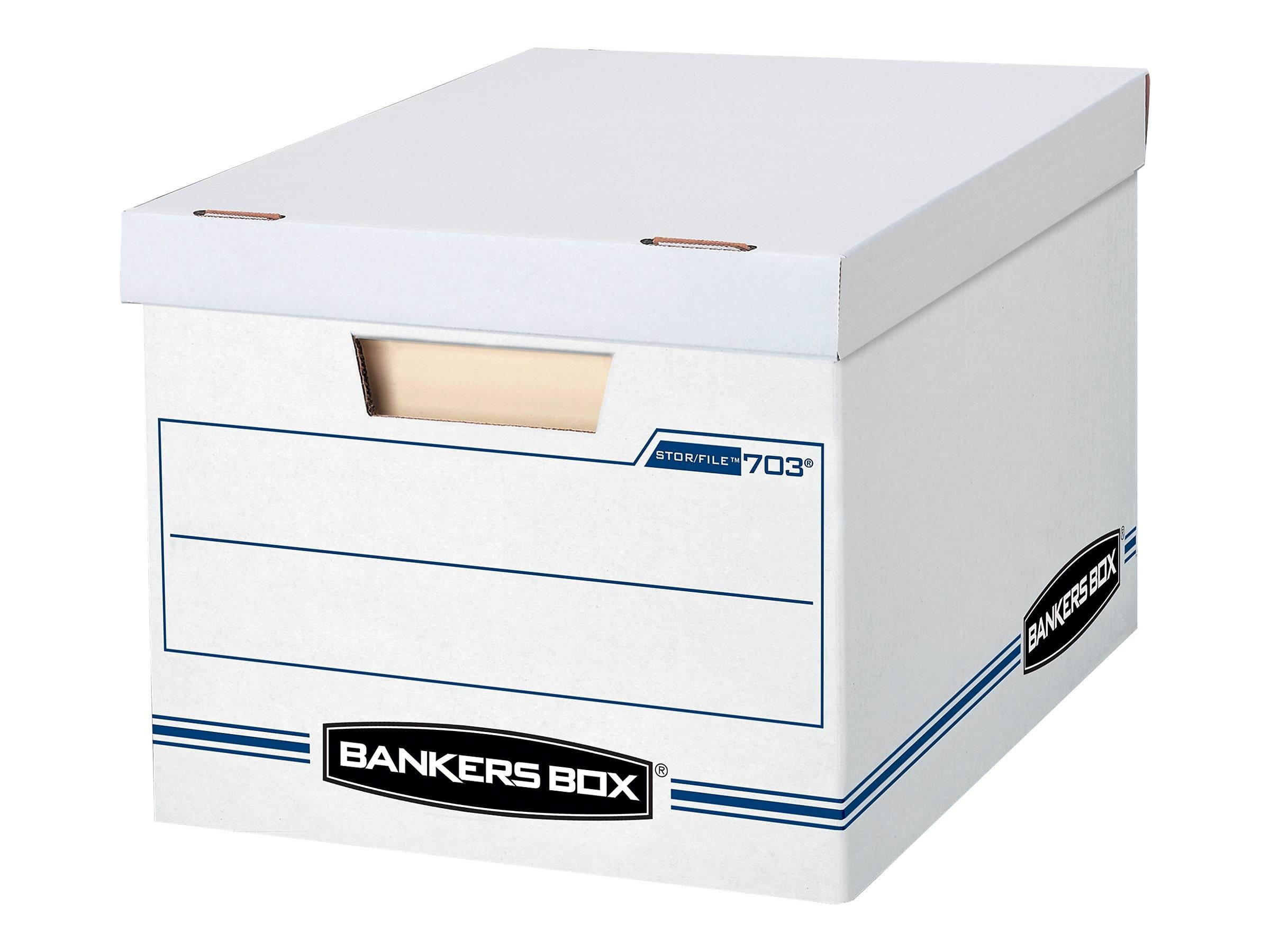 Bankers Box Stor/File Corrugated Boxes Basic-Duty Letter/Legal Size 478887