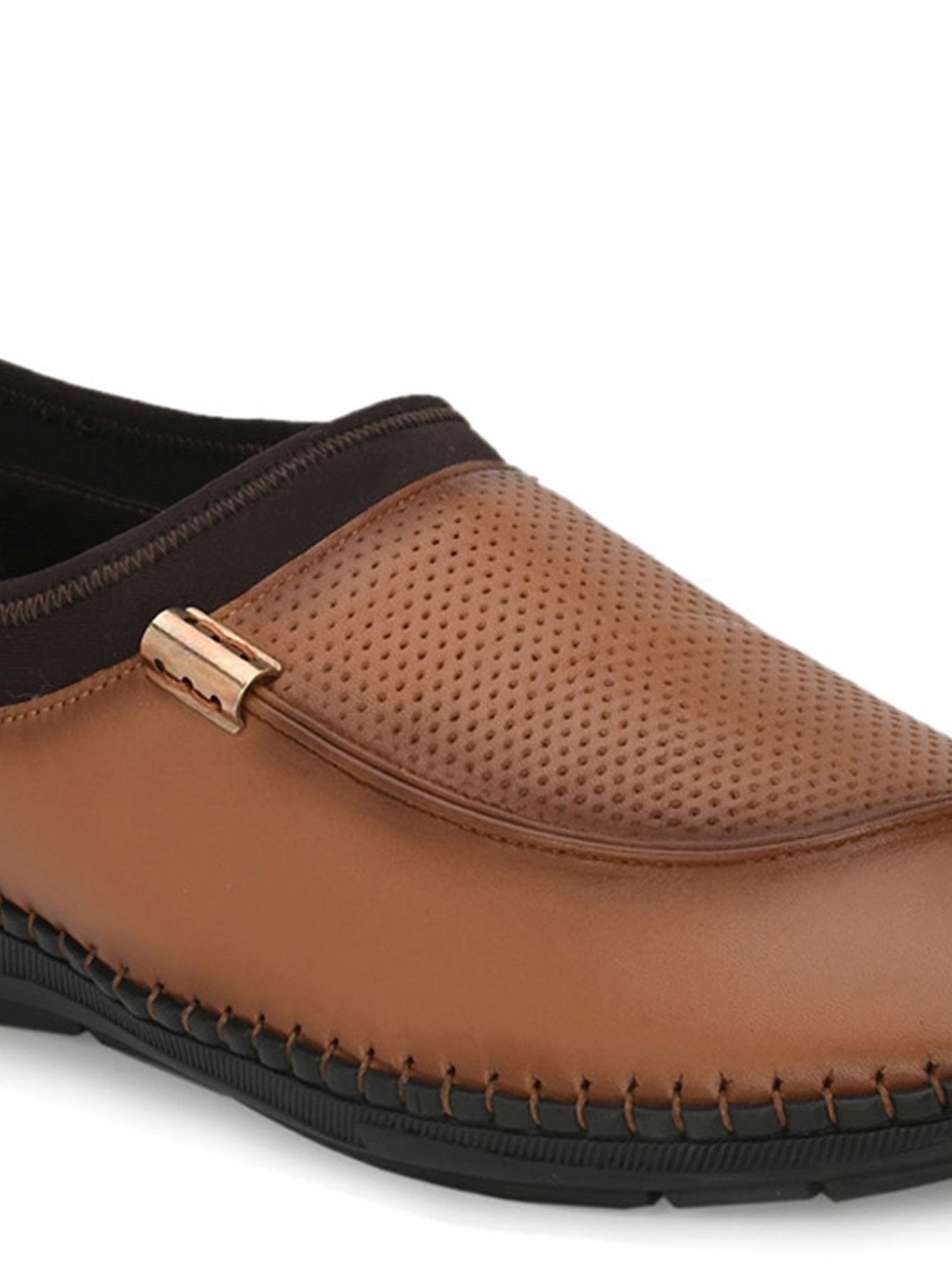 Hitz Men's Tan Casual Loafers