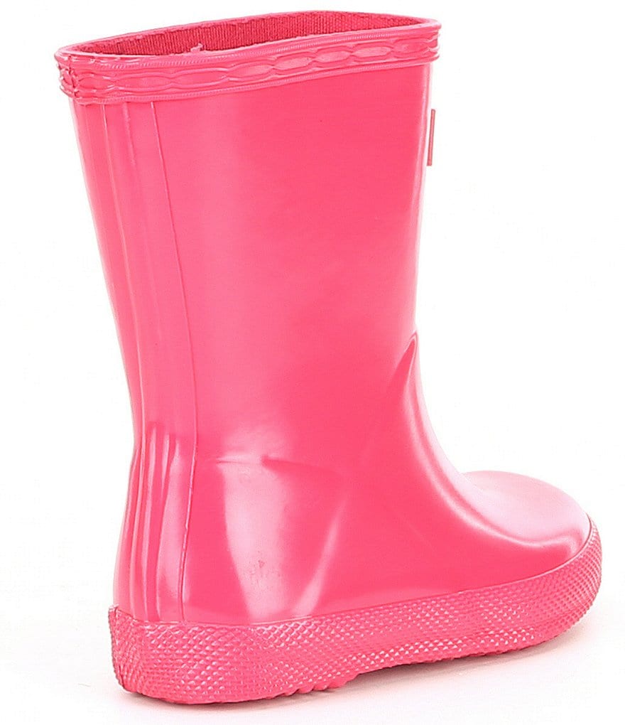 Hunter First Gloss Kids' Waterproof Rain Boots (Infant)