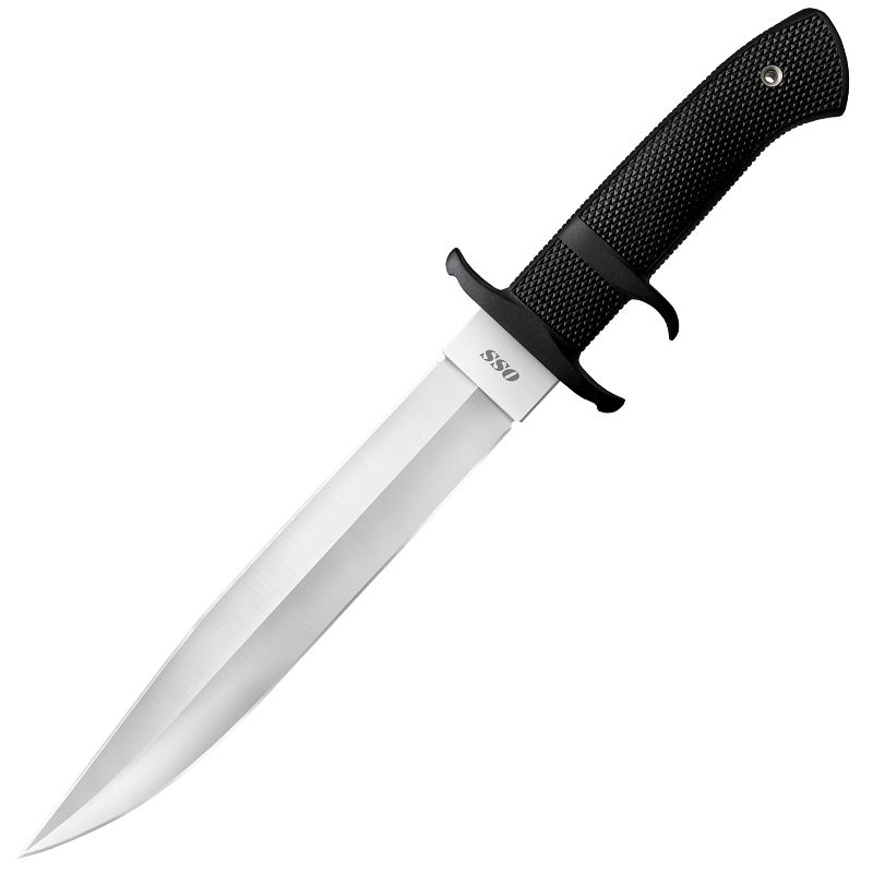 Cold Steel Double-Edged OSS 8.25 Inch Long Steel Spear Point Tactical Blade Knife with Sheath