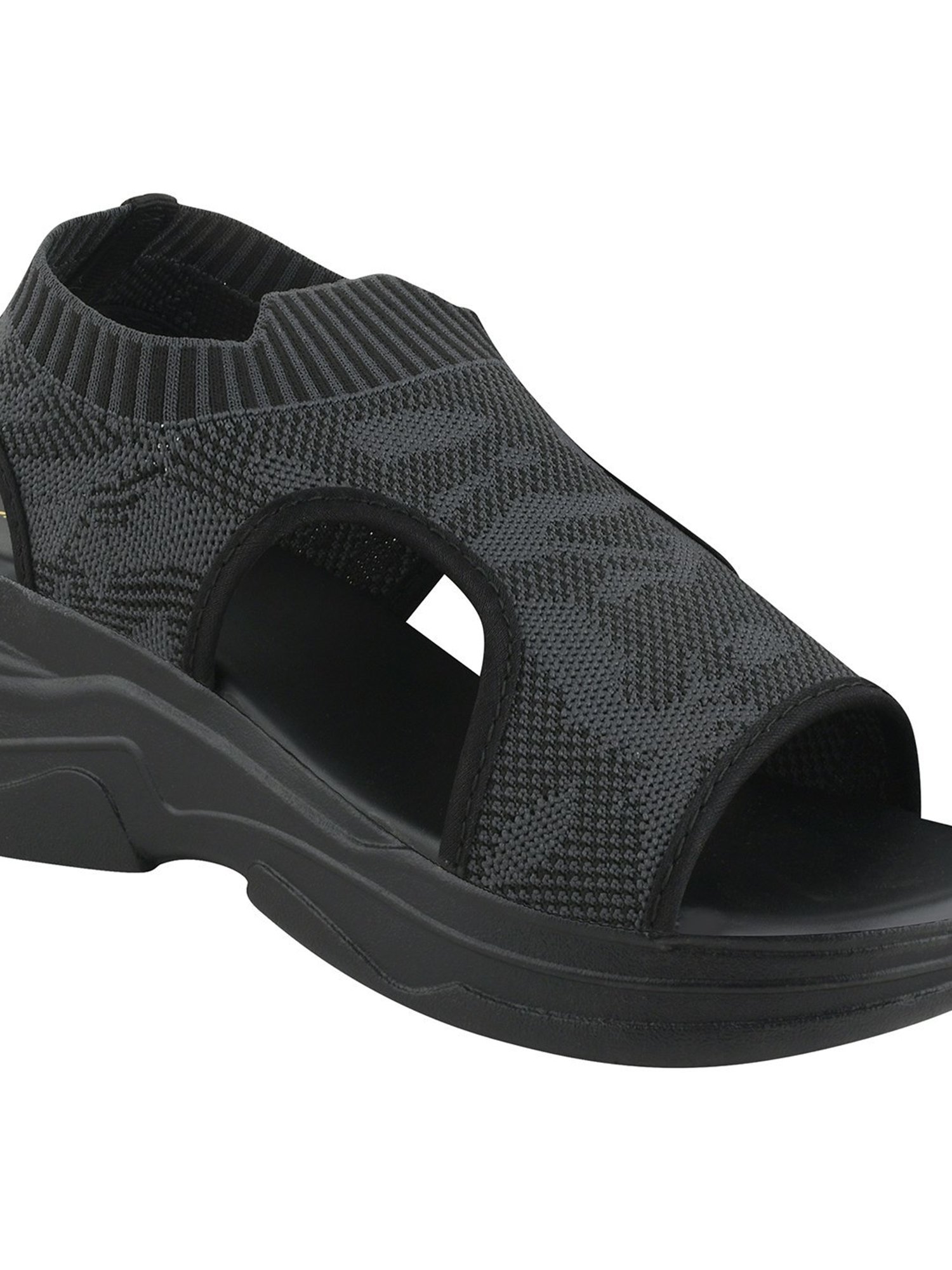 Shoetopia Women's Black Ankle Strap Wedges