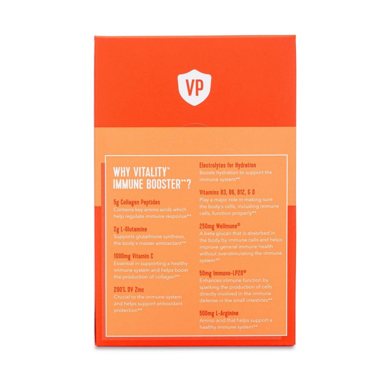 Vital Proteins Vitality Immune Booster Dietary Supplement Sticks - Clementine - 14ct