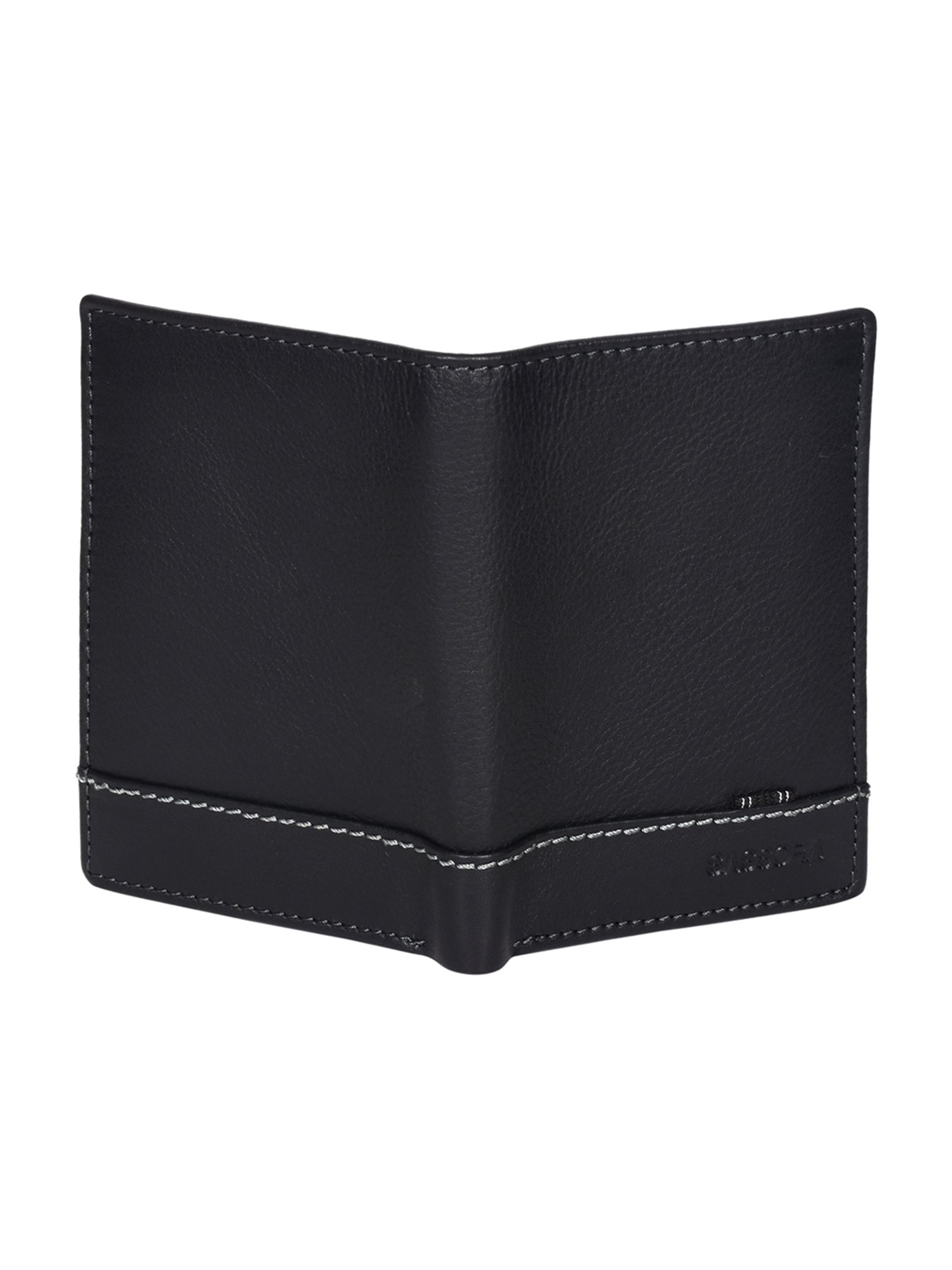SASSORA Pablo Black Small Leather Notecase