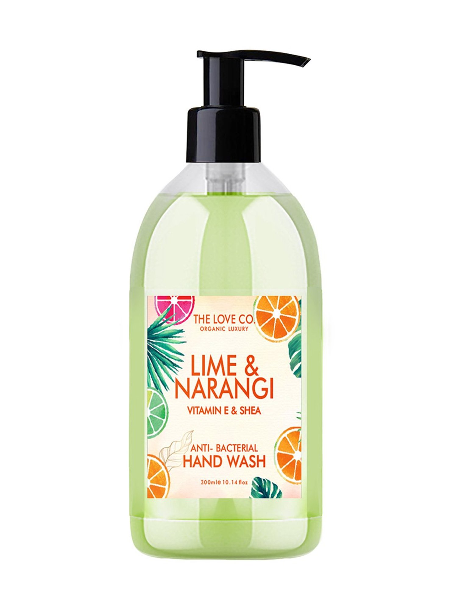 The Love Co. Lime & Narangi Hand Wash - 300 ml