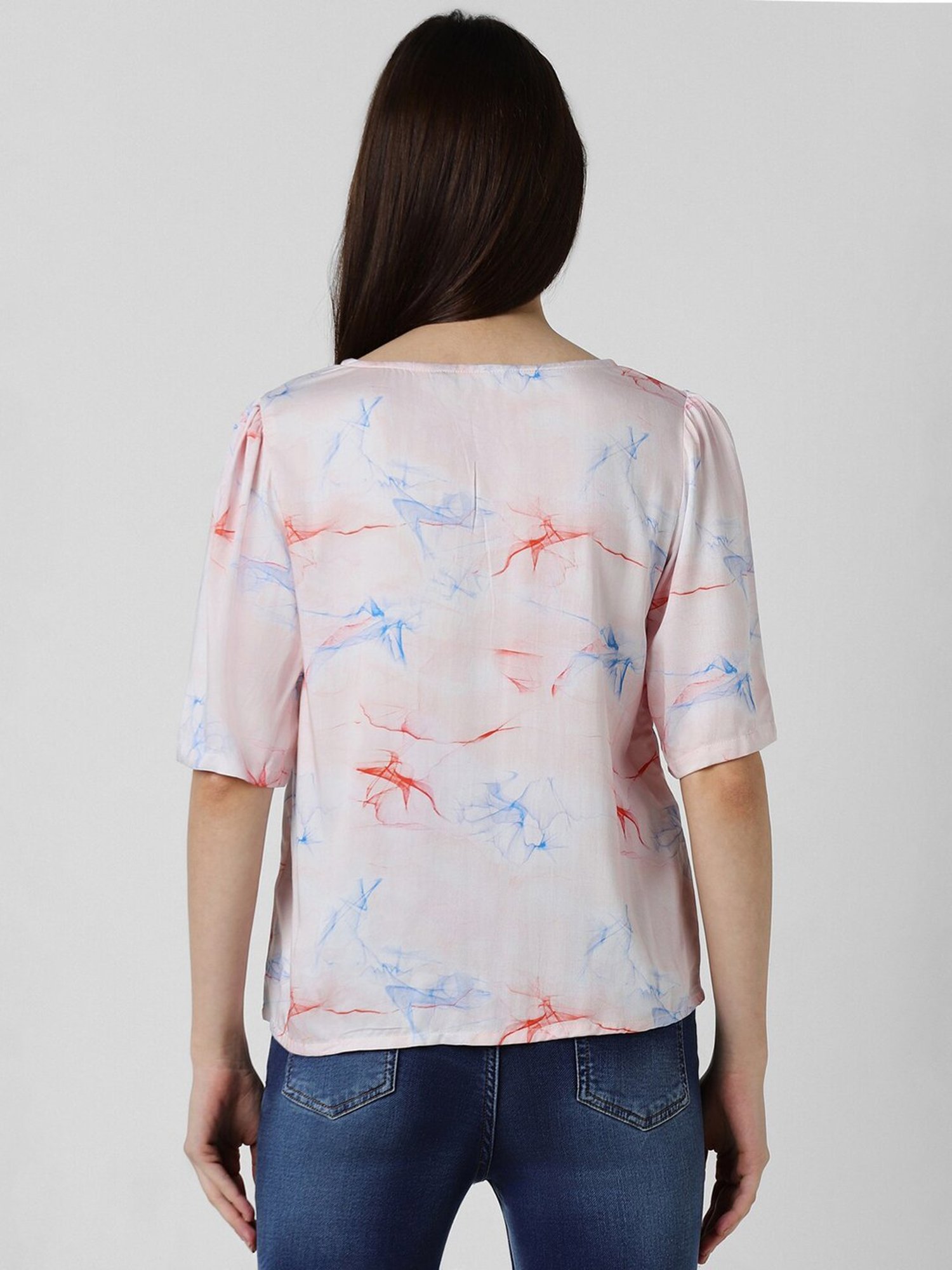 Van Heusen Pink Printed Top