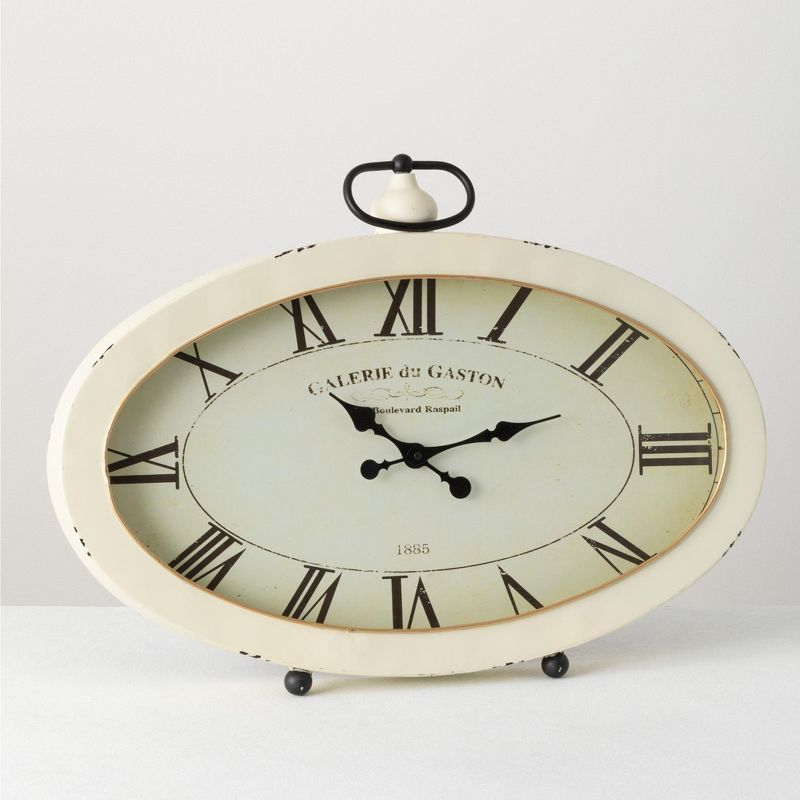 Square Industrial Table Clock - Stonebriar Collection