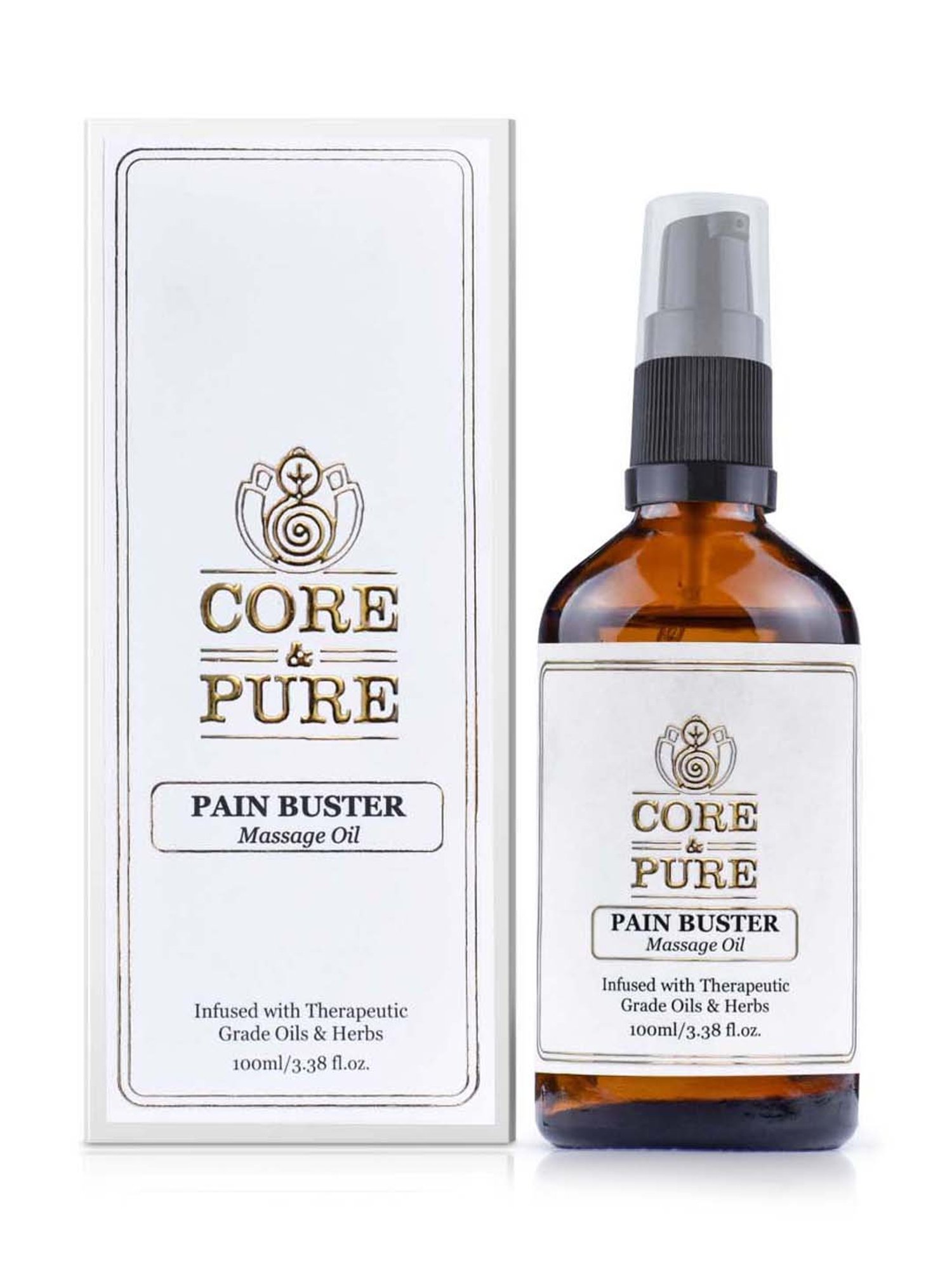 CORE & PURE Pain Buster Massage Oil - 100 ml
