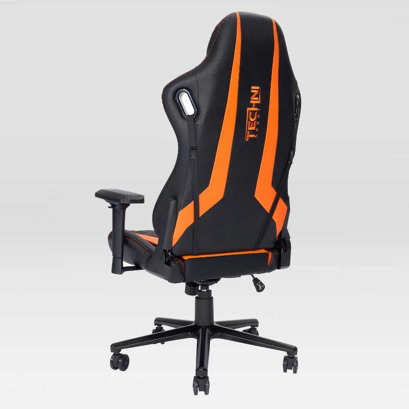 Ergonomic Gaming Chair Orange - Techni Sport