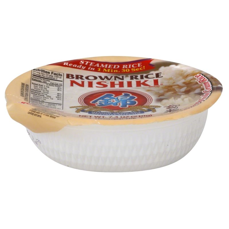 Nishiki Cooked Steamed White Rice 7.4oz