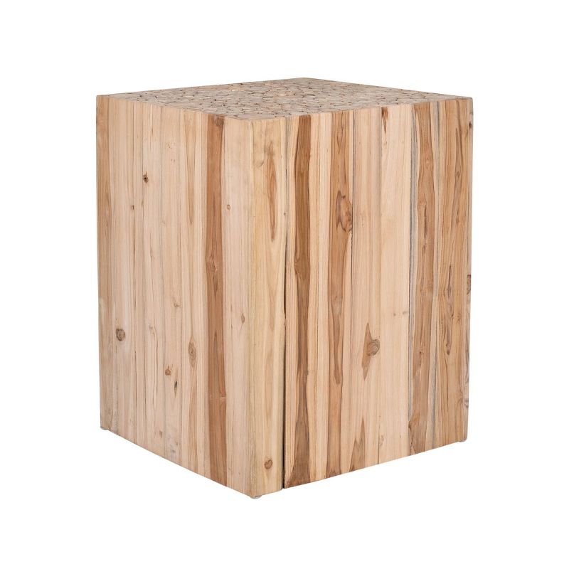 Alma Teak Accent Table Natural - East at Main
