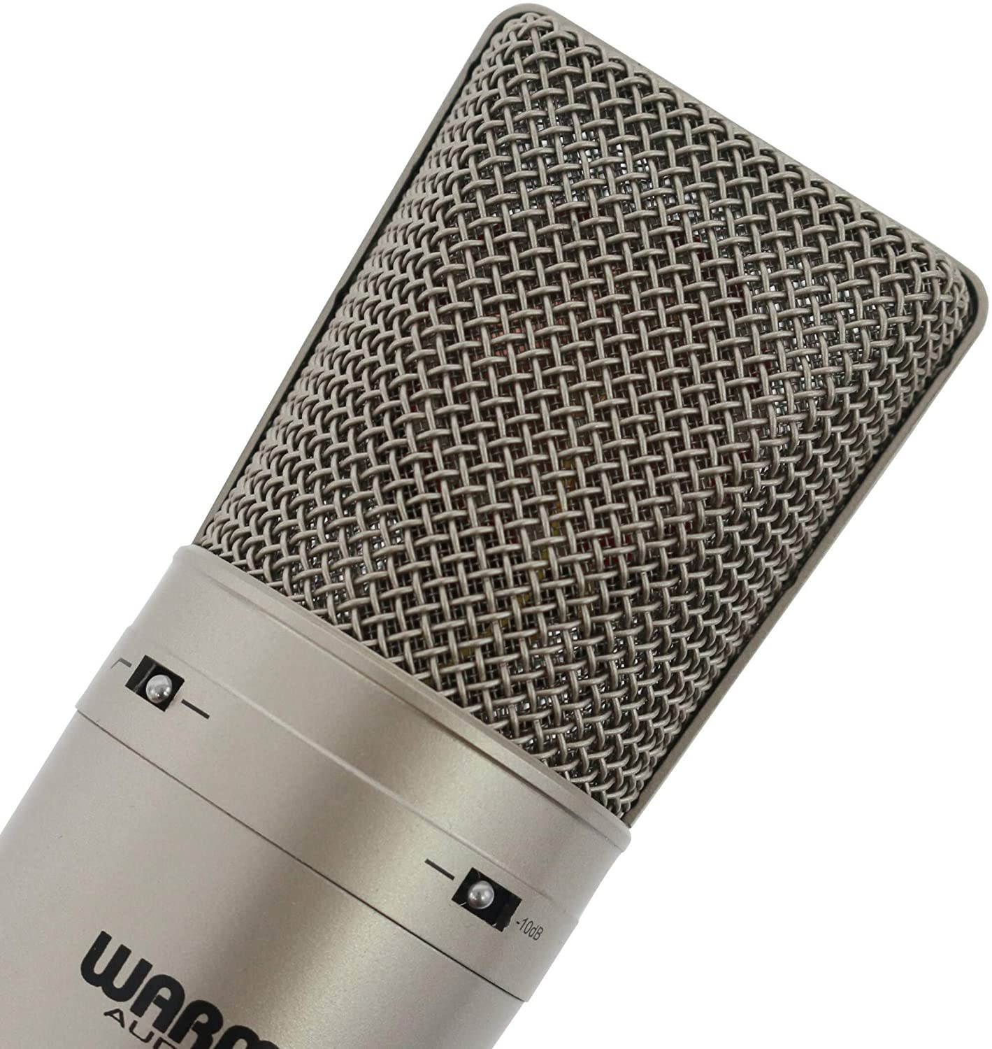 Warm Audio WA-87 R2 Large Diaphragm Condenser Microphone (Nickel) Bundle with Reflection Filter & Mic Stand